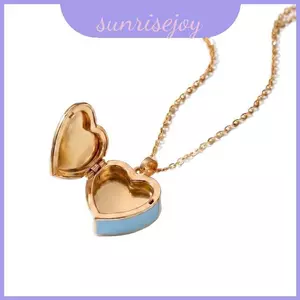 Vòng cổ mặt dây chuyền bằng đồng hình trái tim Unisex có lớp phủ mạ điện mùa hè cho 2026