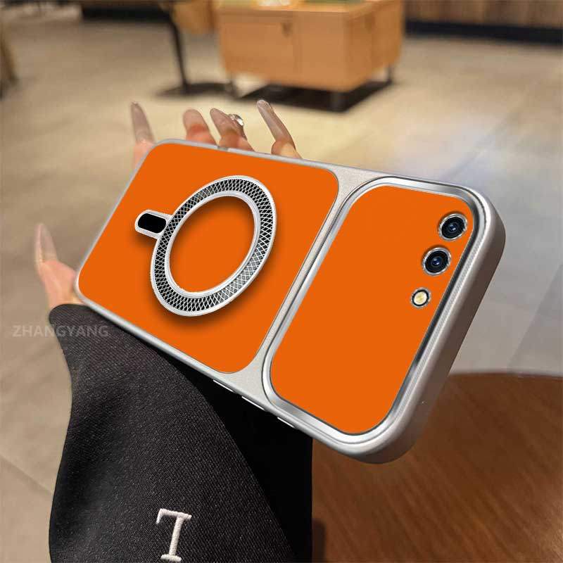 Ốp Lưng Cho OPPO A3S A12E A1K Ốp Điện Thoại TPU Mờ Cao Cấp Mới Màu Sắc Thẩm Mỹ Và Bề Mặt Sáng Thiết Kế Vòng Hút Từ Tính