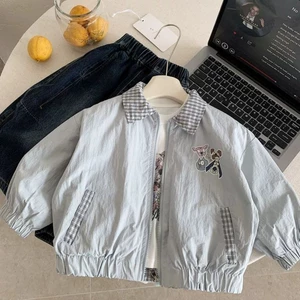 Áo khoác hoạt hình trẻ em Nam phong cách Nhật Bản Xuân Thu Phong cách mới Áo len cardigan trẻ em