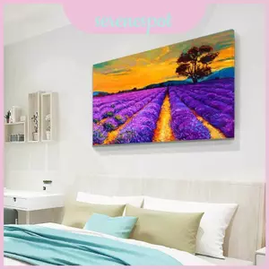 Nghệ thuật treo tường phong cảnh in vải 40x60cm thời trang cho khách sạn và gia đình