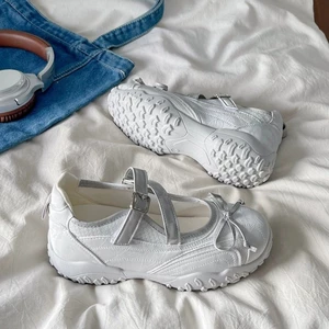 Giày tăng chiều cao 7cm đế dày múa ba lê rèn luyện đạo đức cho nữ Giày sandal thoáng khí Mary Jane