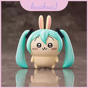 Chiikawausagi Cos Hatsune Miku Pvc Đồ chơi nghệ thuật dành cho người sưu tập Ussachi và Asuka Nhân vật trưng bày