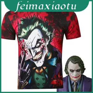 Áo thun Joker vừa vặn thư giãn có đường viền cổ tròn Giữ mát mẻ và thoải mái