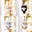 Móc khóa sang trọng Mini Wolf có chất liệu mềm cho ba lô hoặc quà tặng cho bé gái