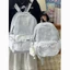 Casual Korean Fresh Girl Cute Lace New Backpack Middle And High School Students Commuting School