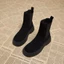 Giày Bốt Martin Phong Cách Phương Tây Giày Chelsea Boot Nữ Cổ Ngắn Xuân Thu Giày Bốt Đế Dày Giày