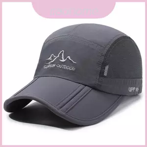 Mũ chống nắng bằng vải Polyester thể thao có vành cong cho các sự kiện thể thao và ngoài trời thông thường
