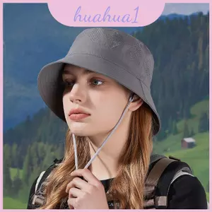 Mũ câu cá Nylon thoáng khí có vành rộng và chống nắng để giải trí ngoài trời và thể thao