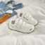 Giày trắng Velcro dành cho nữ mới đa năng mùa thu giày thể thao thông thường thích hợp đào tạo đ