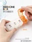 Hộp Đựng Thuốc Nhỏ Sáng Hàng Ngày Trưa Người Cao Tuổi Di Động Kích Thước Nhỏ Mini Một Tuần Di Động Đóng Gói Phụ 3 Ngăn 7 Ngày Dung Tích Lớn Lưu Trữ