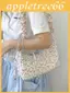 Tote Vải Thời Trang Cho Nữ Có Khóa Kéo Mở Và In Hoa Cho Thời Trang Hàng Ngày