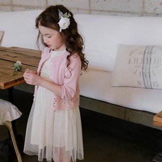 Trẻ em dễ thương áo chống nắng mùa hè thu mỏng quần áo trẻ em bé gái cardigan thời trang bé gái cho