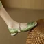 National Style Authentic Mary Jane Shoes New Retro Versatile French Square Toe Shallow Mouth Sho