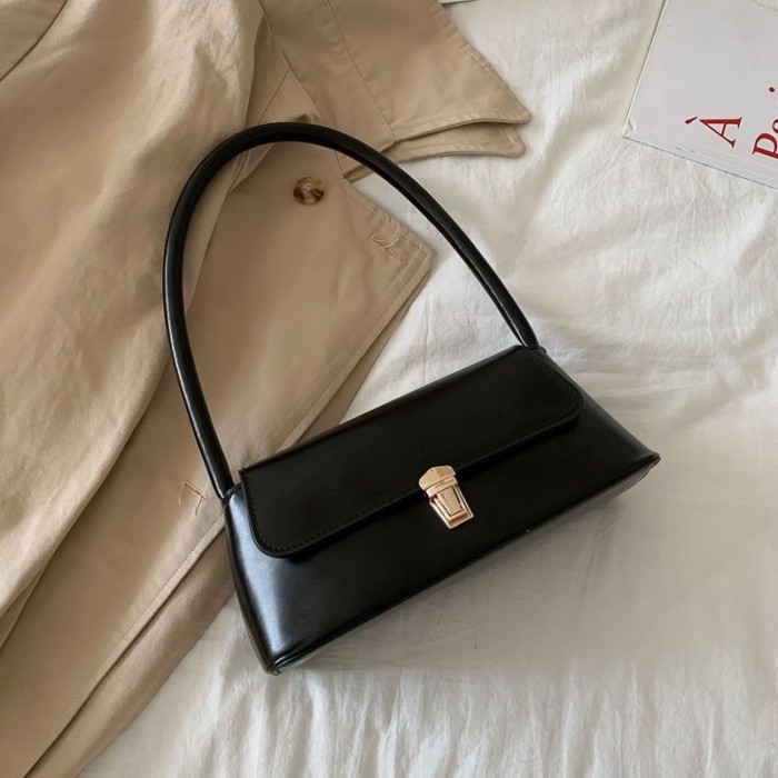 Summer New Women's Bags, Baguette Bags, Fashionable Retro Armpit Bags, Casual Atmosphere Handbag
