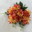 7head Wangwang Polymeredge Dahlia Hoa nhân tạo trang trí để trưng bày đám cưới ngoài trời và