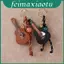 Đàn Guitar Pu Túi Thời Trang Phụ Kiện Móc Khóa Handmade Để Mang Theo Thường Ngày