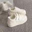 Giày Velcro trắng dành cho nữ mùa xuân mới giày thể thao thông thường giày đế dày đa năng