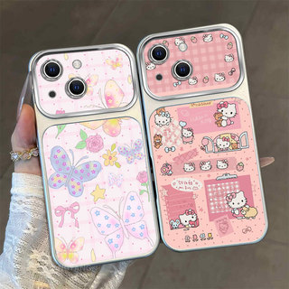 Ốp Lưng Cho iPhone 14 Pro Max 14 Plus Cửa Sổ Lớn Mờ Cao Cấp Vỏ Điện Thoại Thẩm Mỹ Nhiều Màu Sắc Bướm Và Mèo Dễ Thương Họa Tiết Thiết Kế Mới
‌