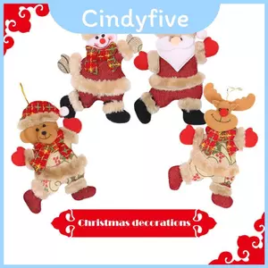 Bộ Búp Bê Treo Giáng Sinh Độc Đáo Với Ông Già Noel Người Tuyết Nai Sừng Tấm Gấu Để Trang Trí Tiệc Sống Động