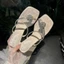 Pigeon Egg Rhinestone Thong Slippers For Women, Fashionable And Comfortable Low-heeled Open-t