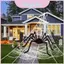 Thiết lập cảnh Halloween với mạng nhện có đèn và các điểm tham quan ma ám nhện tím 125cm