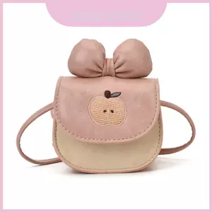 Túi đeo vai Mini Bowknot Pu hoạt hình thanh lịch cho phụ kiện hàng ngày