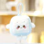 Mặt dây chuyền sang trọng đậu phụ cho túi Móc khóa có dây Polyester cho bé gái