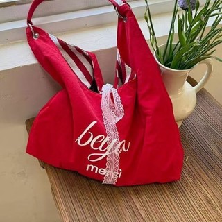 Reversible New Style Large-capacity Shoulder Bag Plaid Canvas Bag Commuting Versatile Eye-cat