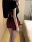 chân dài bắn tỉa Hotties quần short denim thiết kế eo thấp cho nữ mùa hè mới vừa vặn vừa vặn đa
