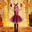 Trang phục cô gái khiêu vũ Joker cho trẻ em Váy Tutu bằng vải Polyester cho các bữa tiệc theo chủ đề