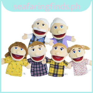 Đồ chơi nhồi bông rối tay gia đình dễ thương và đầy màu sắc dành cho thời gian chơi tưởng tượng