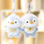 Búp bê sang trọng chim cánh cụt sang trọng với Polyester làm đầy cho phụ kiện ủng hộ đám cưới và móc khóa
