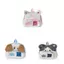 Túi đi học sang trọng Cat Kawaii với thiết kế mở rộng và Nylon nhẹ để lót thanh thiếu niên