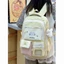 Cute Backpack High-Looking Schoolbag Large Capacity Cute Junior High School College Rheumatoid P
