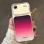 Ốp lưng cho iPhone 17 Air Thiết kế mới của họa tiết màu gradient thẩm mỹ cho ốp điện thoại mờ cửa sổ lớn