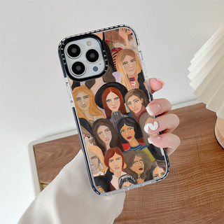 Ốp Lưng Tuần Lễ Thời Trang Trái Tim Evangelista Tương Thích Cho IPhone 11 14 15 16 Pro Max 12 13 Mini Cover X XR XS Max Silicone Mềm Trong Suốt SE 2022 6 7 8 Plus Vỏ Chống Sốc