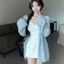 Light Embossed Hollow Coat For Women Korean Style Sweet Thin Sun Protection Top Knitted Cardi