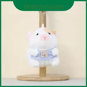 Mặt dây chuyền nhỏ Hamster sang trọng có bông Pp để trang trí xe ba lô hoặc