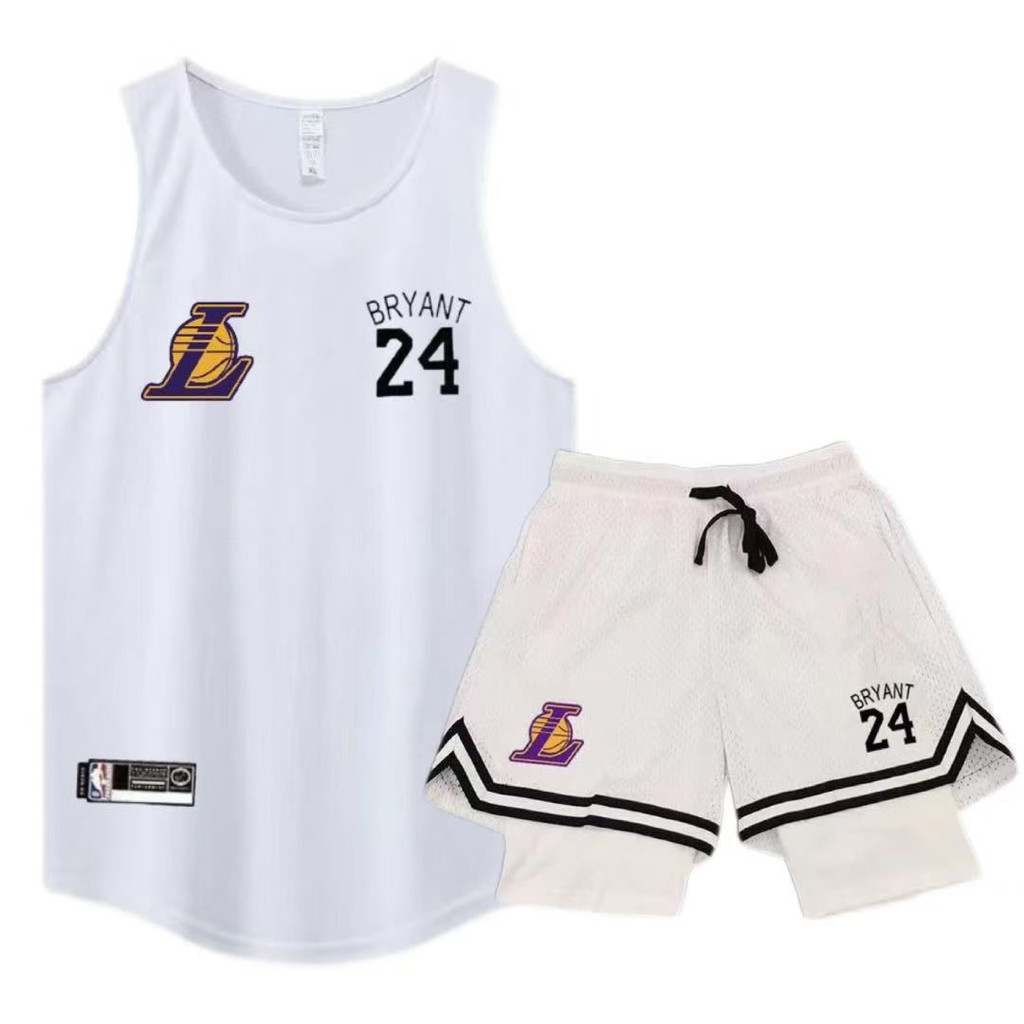 Bộ đồ thể thao nam Lakers No. 24 Kobe, phù hợp chạy bộ và chơi bóng rổ