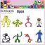 Không độc hại Pvc Roblox Nhân vật 8 chiếc Rainbow Friends Bộ đồ chơi dành cho trẻ em Quà tặng