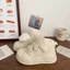 Velvet Thick-soled Breaded Cotton Shoes For Women, High-top White Shoes, Large-toe Sneakers,