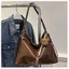 Autumn And Winter Hot Style Retro Maillard Large Capacity Tote Bag Womens Casual Versatile Commu