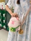 Túi Mini Capybara Nylon Mềm Có Dây Đeo Vai Đơn Và Phong Cách Hợp Thời Trang Để Sử Dụng Ngày