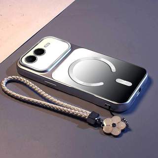 Ốp Lưng Cho infinix Smart 10 Plus Matte Cửa Sổ Lớn Nhiều Màu Sắc Ốp Lưng Điện Thoại Mỹ Kim Loại Mạnh Từ Tính Thiết Kế Miễn Phí Tinh Tế Treo Dây