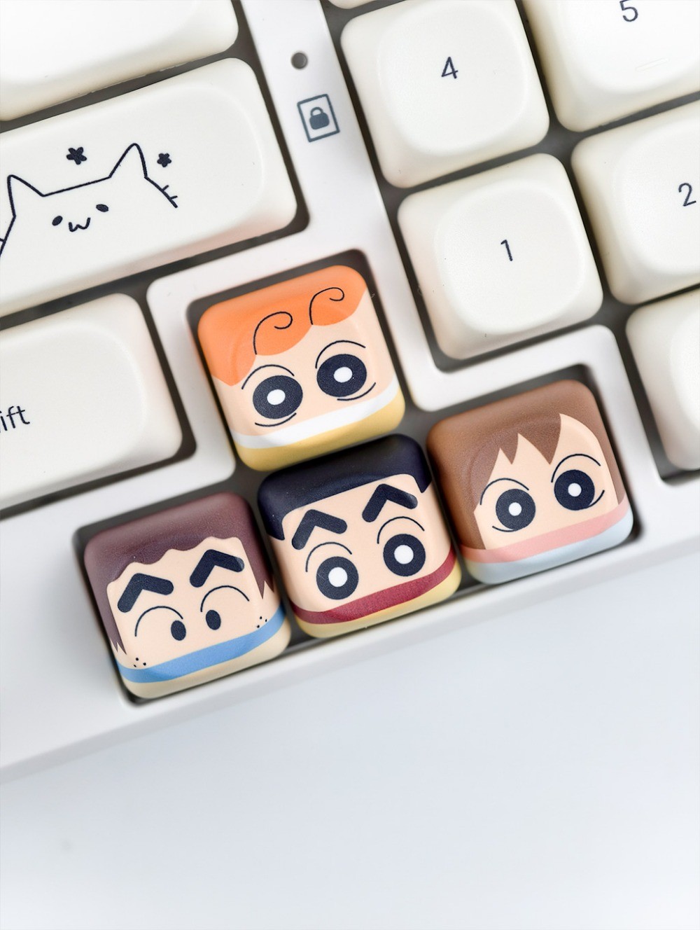 Crayon Shin-Chan Keycaps 6 chiếc PBT MOA Profile Hoạt hình dễ thương ...