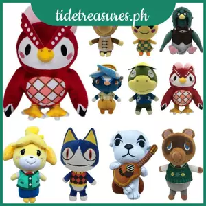 Cod20cm Động Vật Chân Trời Mới Vượt Qua Tom Nook Kk Sang Trọng Đồ Chơi Gấu Trúc Mềm Nhồi Bông Búp Bê Anime Đồ Chơi Trẻ Em