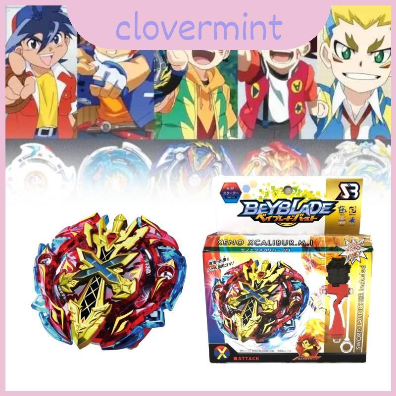 Con quay hồi chuyển dòng B48 Beyblade Xcalibur Xeno có bệ phóng Đồ chơi trẻ em thời trang