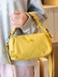 Túi Nylon nhỏ gọn dành cho nữ có khóa kéo và đường may hợp thời trang Chi tiết hàng ngày cho thời trang