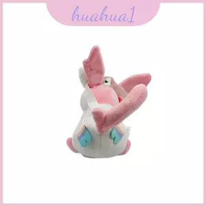 Ngủ Sylveon Sang Trọng 27cm Mềm Ngắn Cọc Plushie Có Thẻ Để Ngủ Và Chơi