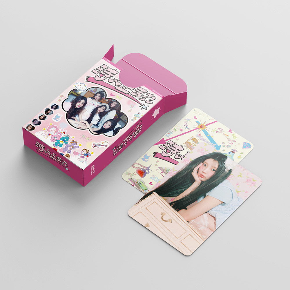LINXX 55 Chiếc ILIT Time Stop Single Lomo Cards Set Độ Nét Cao 3 Inch Mini Photocards Bộ Sưu Tập Quạt Tác Phẩm Nghệ Thuật Merch Sưu Tập Quà Tặng Thẻ Giao Dịch